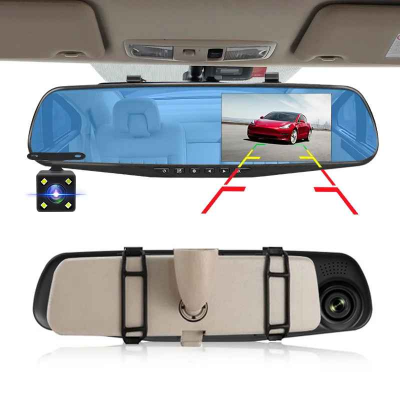 dashcam pour voiture Miroir retroviseur avant et arrière
