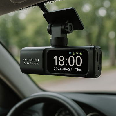 Dashcam voiture Tableau de bord 4K