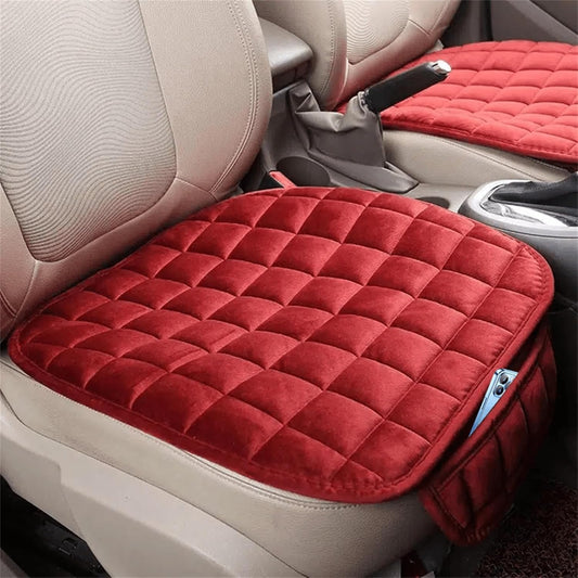duo de coussin de siège de voiture rouge avec rangement