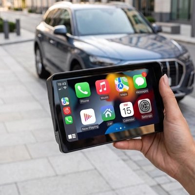Ecran carplay Lecteur vidéo sans camera