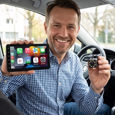 Ecran carplay Universel portable 7 pouces avec camera