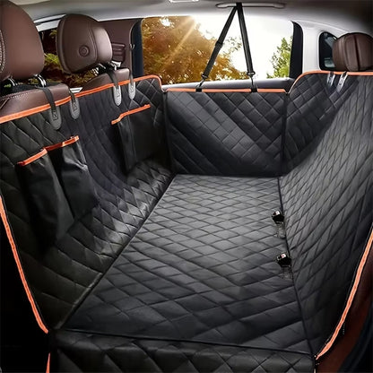 housse tapis de protection de voiture installee places arrieres auto