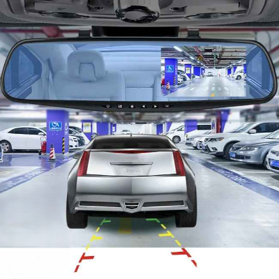 Image inversée camera arrière dashcam pour voiture Miroir retroviseur 