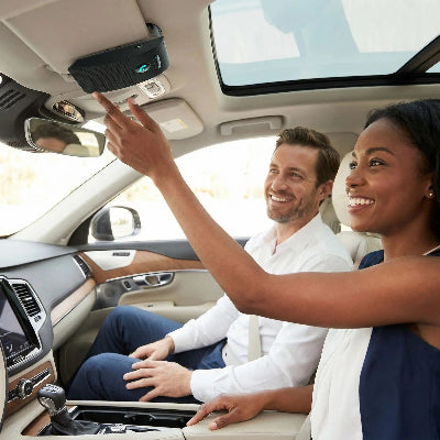 Installation Bluetooth voiture Clip pare-soleil