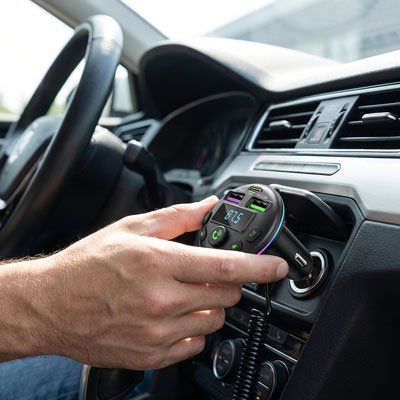 Installation Transmetteur FM Bluetooth 5.0 trois en 1