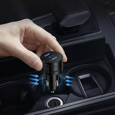 Installation Transmetteur fm bluetooth MP3 Player 