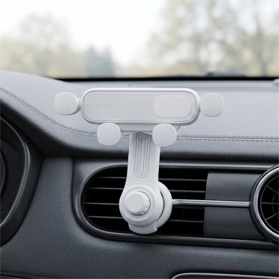 Meilleur support téléphone voiture Sécuritaire Blanc