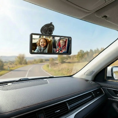 Moniteur camera pour voiture Double canal bébé sur pare brise