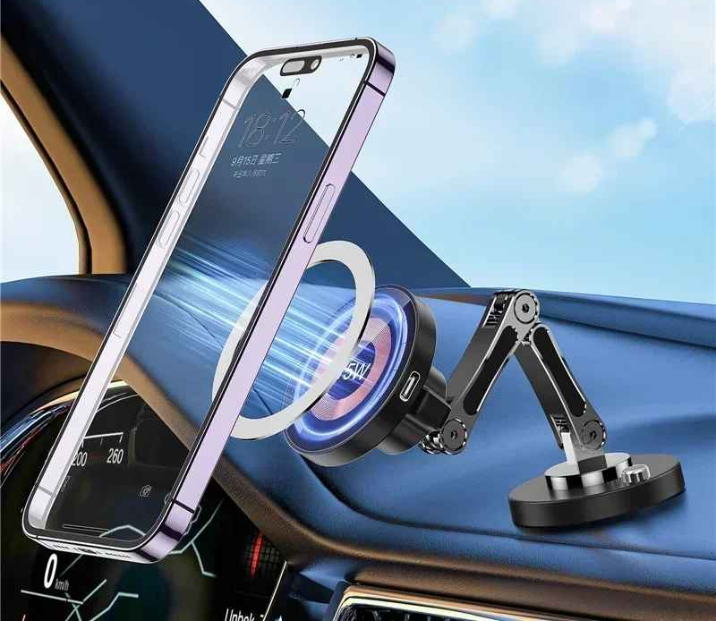 placement facile sur support telephone voiture maguegnetique