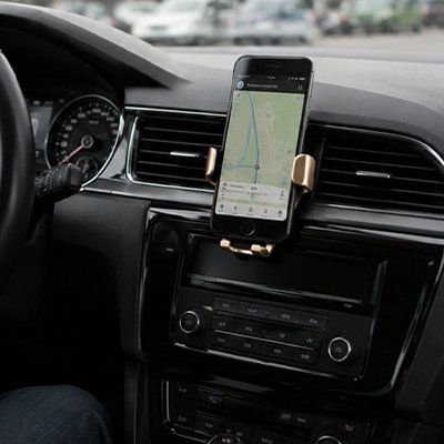 Portable sur Support téléphone voiture Clip ventilation