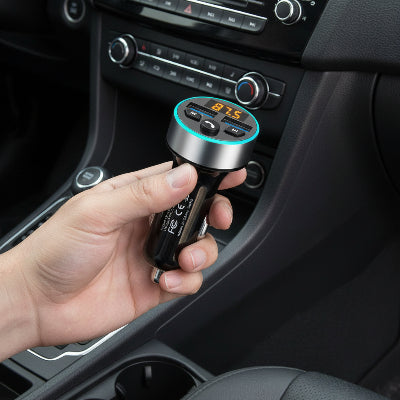 Présentation fm transmetteur bluetooth Stéréo Charge Rapide  