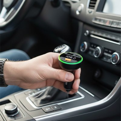 Présentation Transmetteur fm bluetooth LED intégré