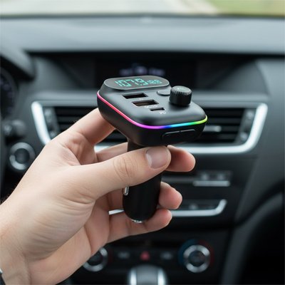 Présentation Transmetteur fm bluetooth MP3 allume cigare