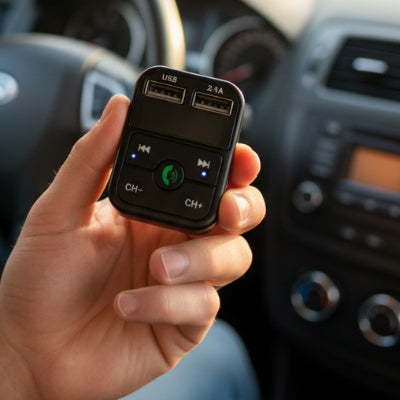 Présentation transmetteur fm Bluetooth voiture