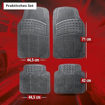 set complet tapis pour voiture universels noir