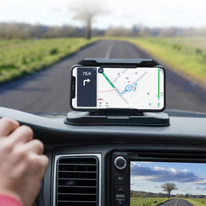 support avec telephone voiture sur route et gps