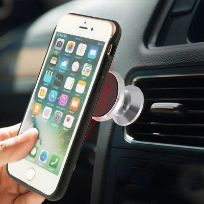 support de téléphone pour voiture 360 dégrés argent