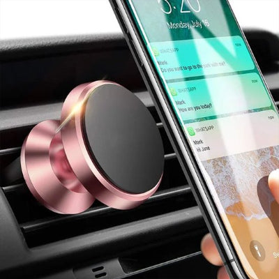 support de téléphone pour voiture 360 dégrés rose
