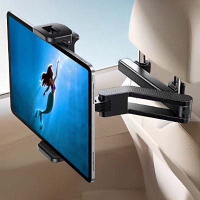 support pour tablette voiture Floding installé avec appareil