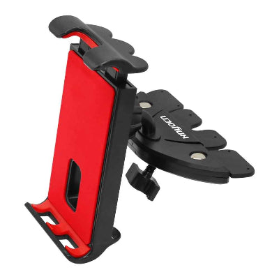 support tablette pour voiture Fente CD Rouge