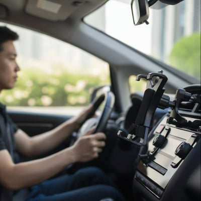 support tablette pour voiture Grille aération installé