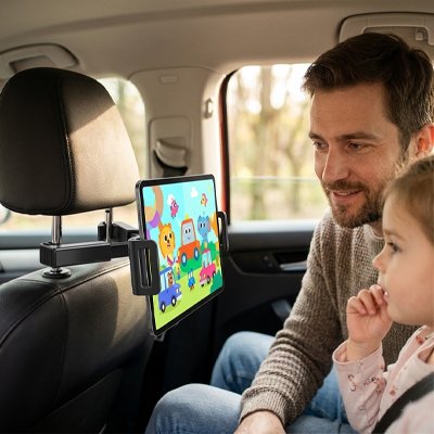 Support tablette voiture Anti-tremblement avec père et enfant