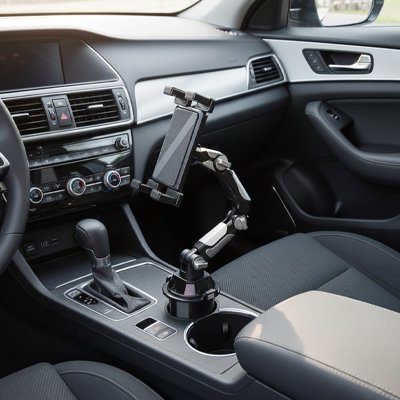 Support tablette voiture Long bras Réglable