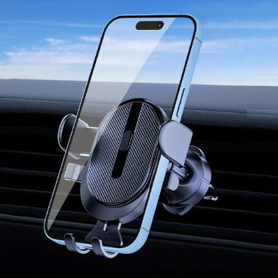 Support téléphone voiture clip crochet après pose de portable