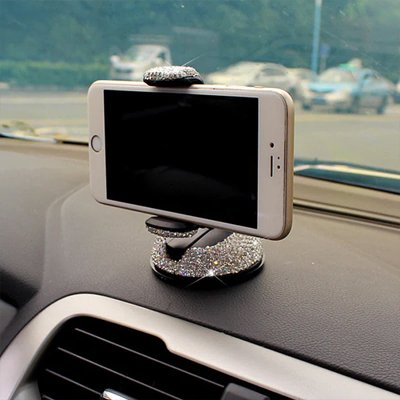 Support téléphone voiture Cristal position verticale
