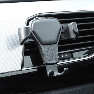 Support téléphone voiture gravity sur grille de ventilation