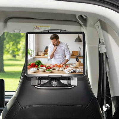 Support voiture tablette Antidérapant installé