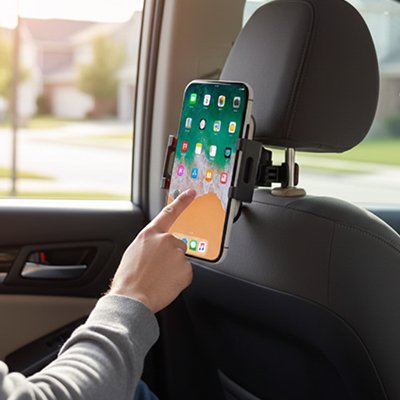 Téléphone sur Support tablette voiture Bras Télescopique