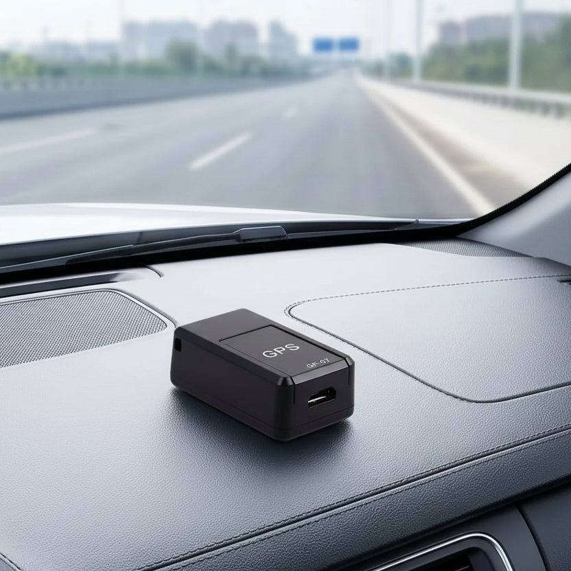 traceur gps voiture sans abonnement Tracker GF 07 sur tableau de bord