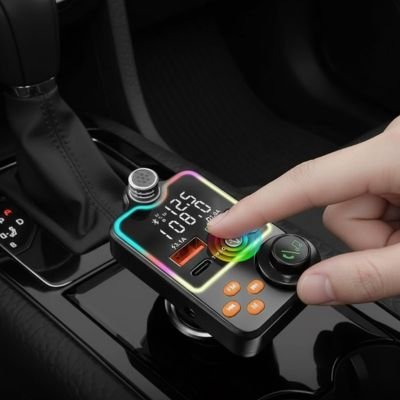 Transmetteur fm bluetooth Double USB installé