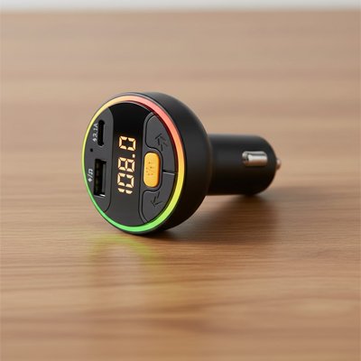 Transmetteur fm bluetooth LED intégré