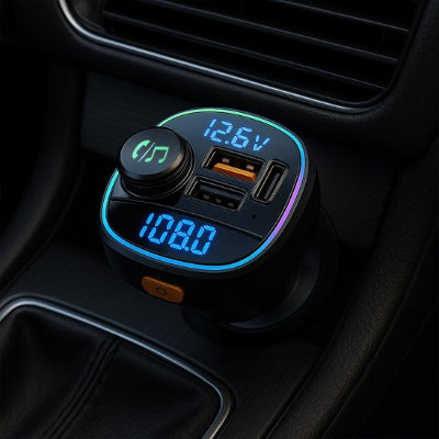 Transmetteur fm bluetooth Modulateur autoradio installé