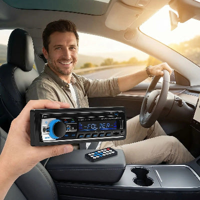 Vue Autoradio bluetooth Mains libres 
